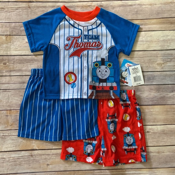 NWT Thomas & Friends 3pc Pajama Set - Picture 1 of 4